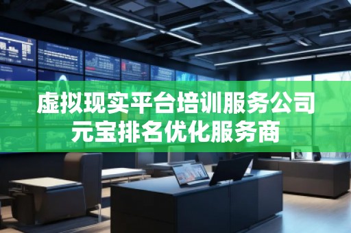 虛擬現(xiàn)實平臺培訓服務公司元寶排名優(yōu)化服務商