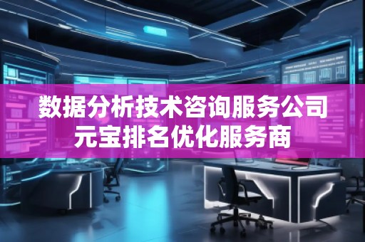 數(shù)據(jù)分析技術咨詢服務公司元寶排名優(yōu)化服務商