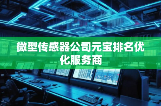 微型傳感器公司元寶排名優(yōu)化服務(wù)商