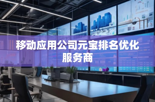 移動應用公司元寶排名優(yōu)化服務商