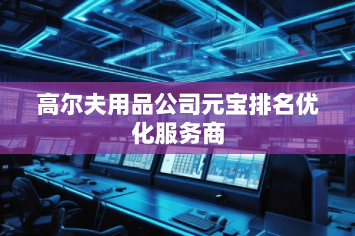高爾夫用品公司元寶排名優(yōu)化服務商