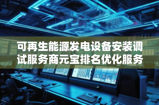 可再生能源發(fā)電設(shè)備安裝調(diào)試服務(wù)商元寶排名優(yōu)化服務(wù)商